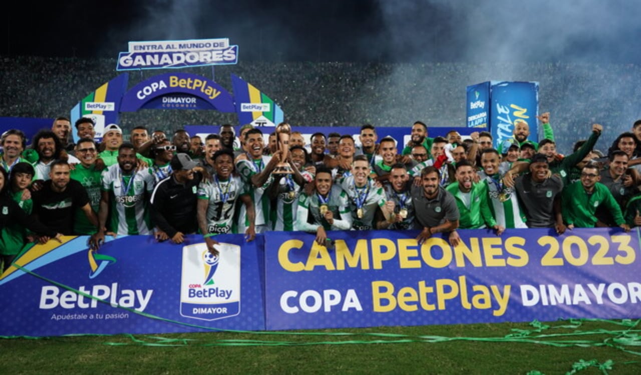 Por sexta vez en su historia, Nacional alzó el título de la Copa Colombia
