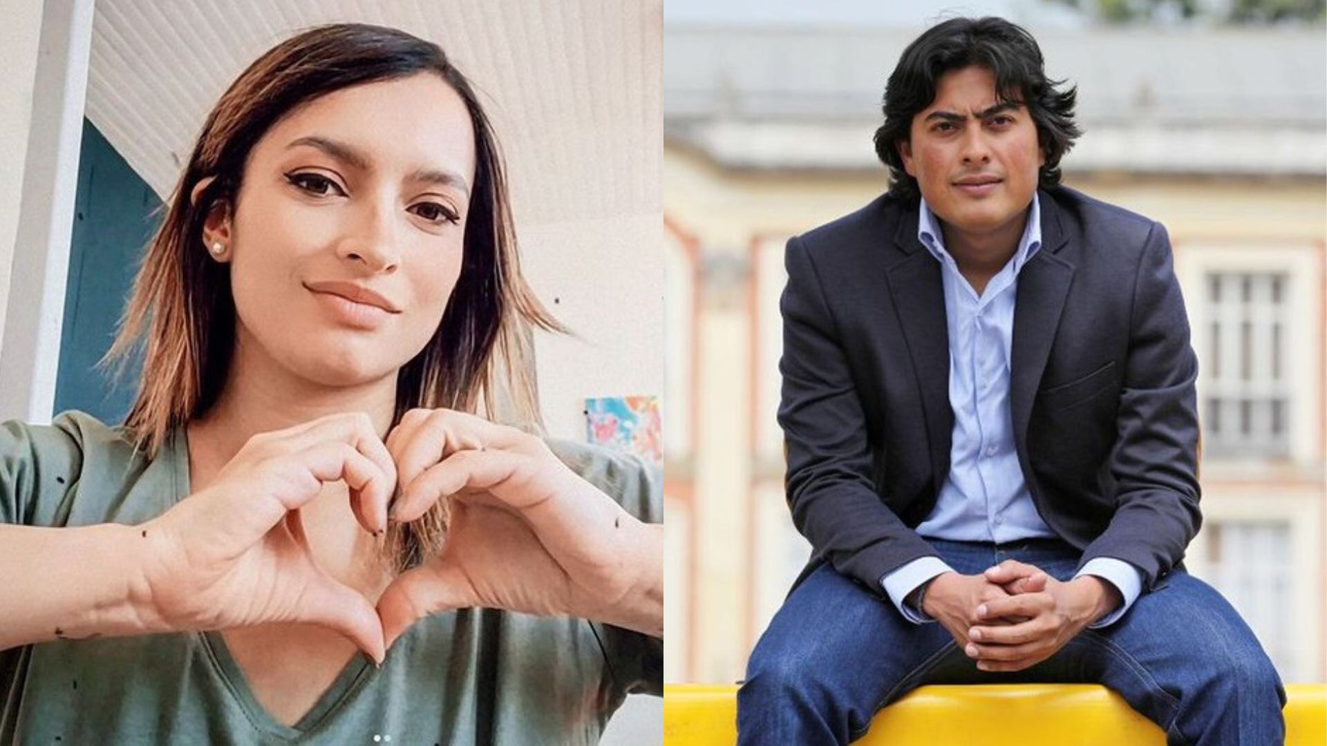 Andrea Petro y Nicolás Petro.