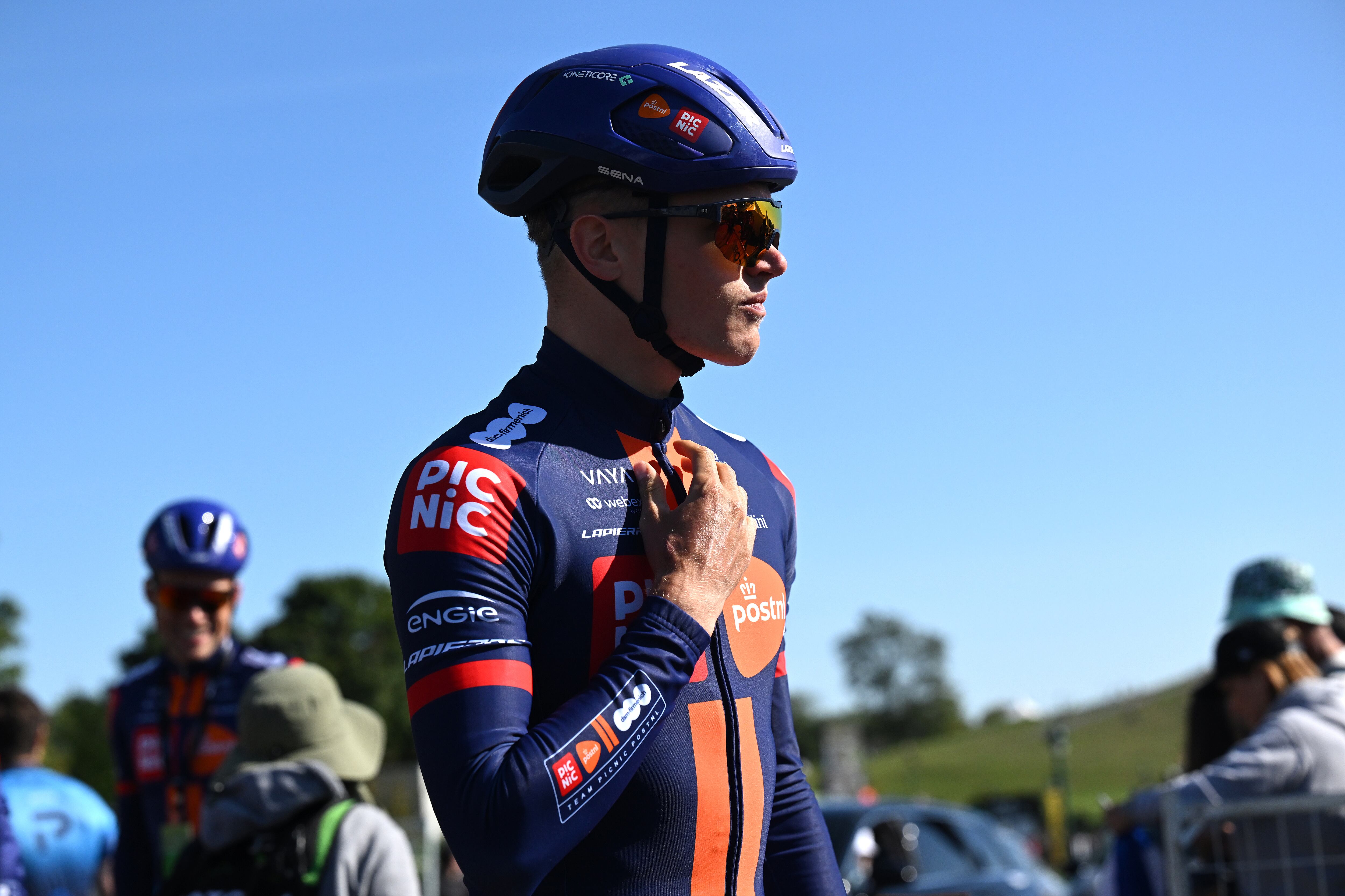 Oscar Onley con el Picnic PostNL en septiembre de 2025.