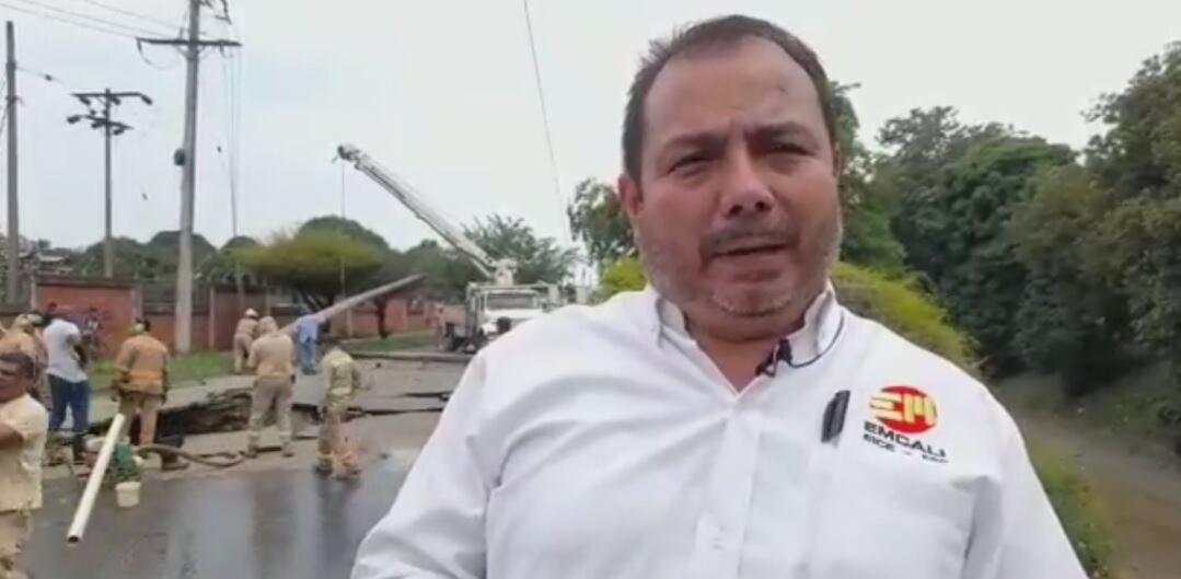 Diego Fernando Carvajal, de la gerencia de acueducto y alcantarillado de Empresas Municipales de Cali.