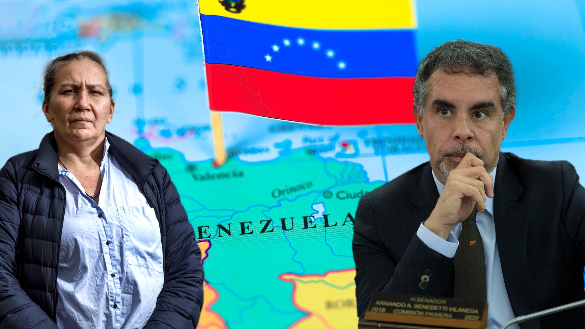 Marelbys Meza. Armando Benedetti Venezuela