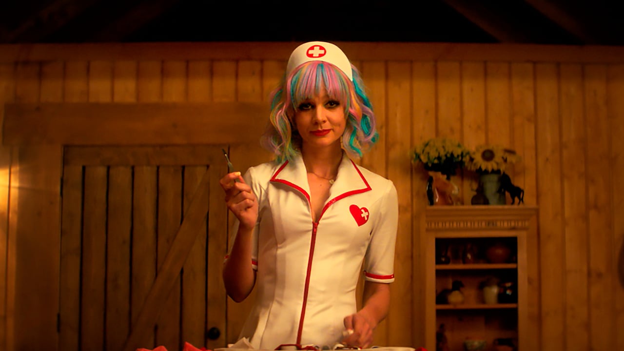 Esta imagen, difundida por Focus Features, muestra a la actriz Carey Mulligan en una escena de la película "Promising Young Woman". Focus Features vía AP