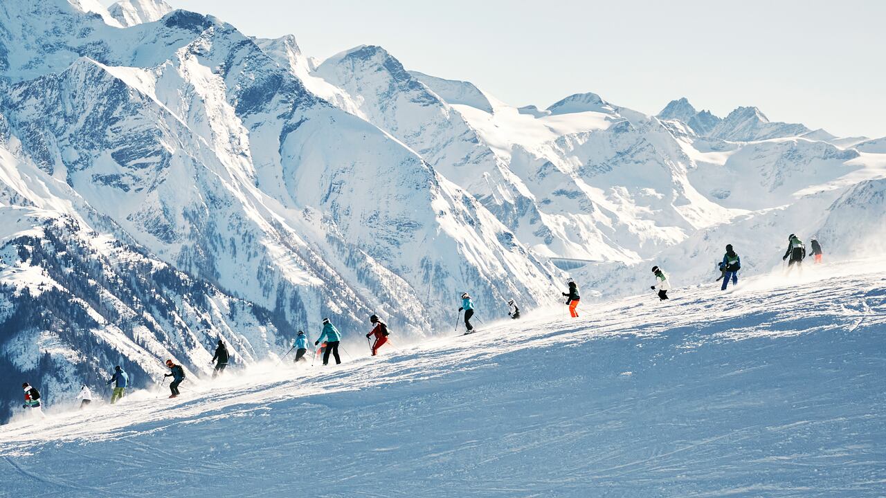 Zona para practicar esquí