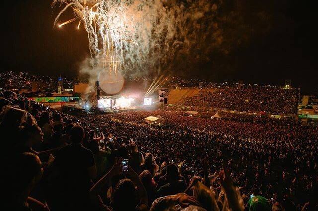 Estadio El Campín de Bogotá.
