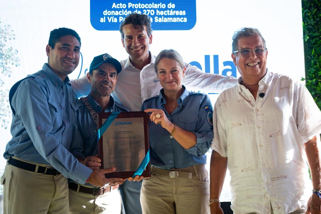 Grupo Coremar entrega 270 hectáreas a Parques Nacionales para conservación de la Isla de Salamanca