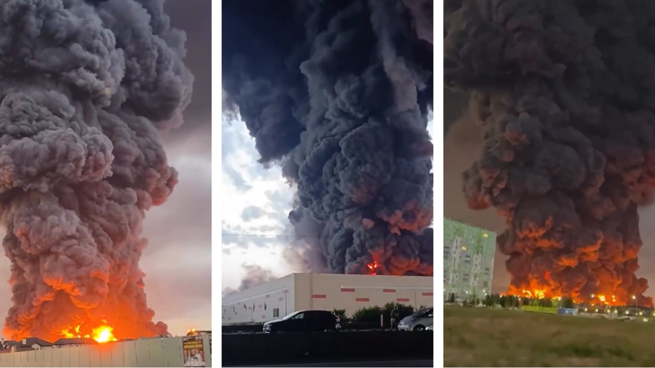 Incendio Rusia