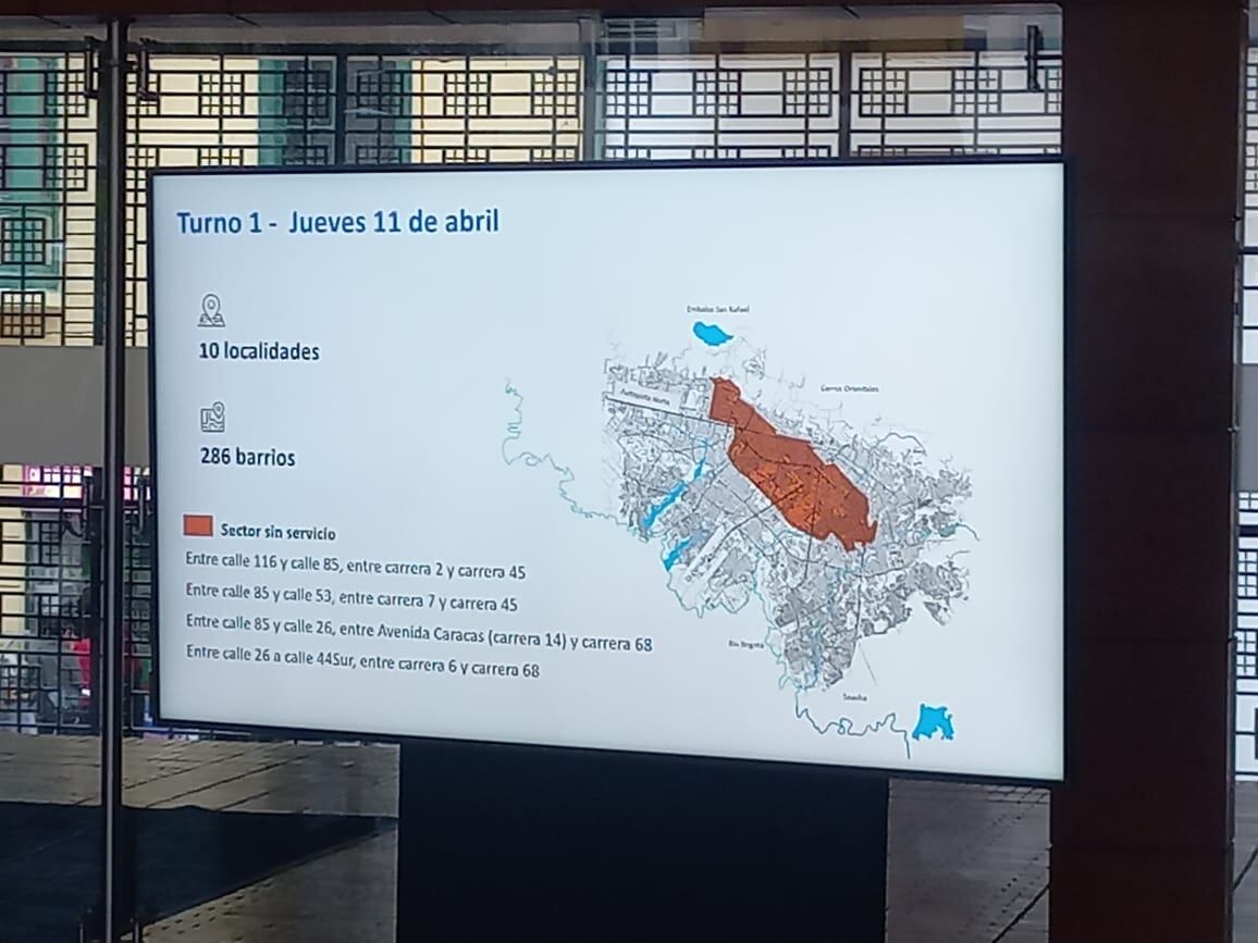 Esta es la primera zona que empezará el racionamiento de agua.