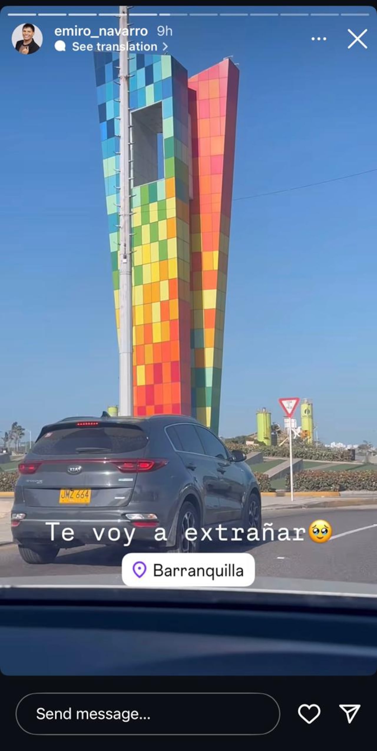 Emiro Navarro sorprendió a sus seguidores con la noticia que se va de Barranquilla
