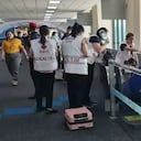 Médicos y personal de servicios generales y manteamiento tuvieron que intervenir en medio de las labores de rescate de la mujer.