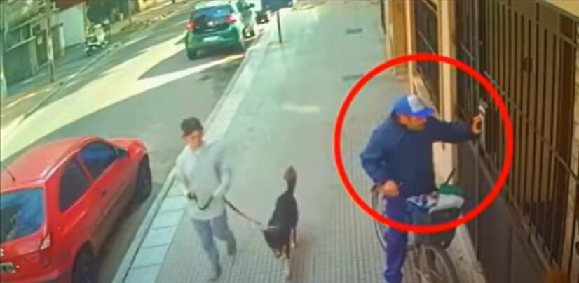 Un delincuente disfrazado de cartero perpetrara un atraco en contra de un vulnerable abuelo de 90 años justo en la entrada de su hogar.