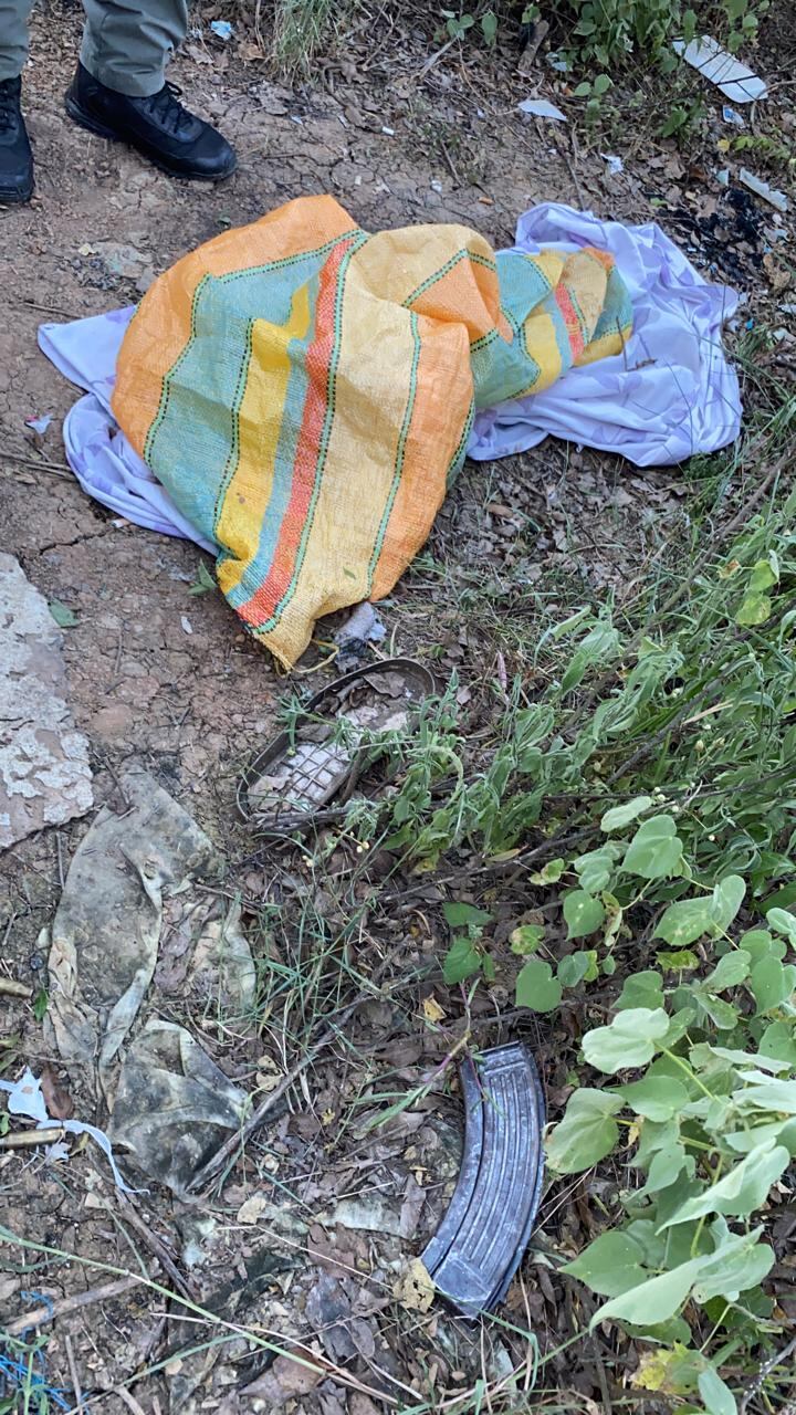 Fusiles y artefactos utilizados para el ataque al presidente Iván Duque