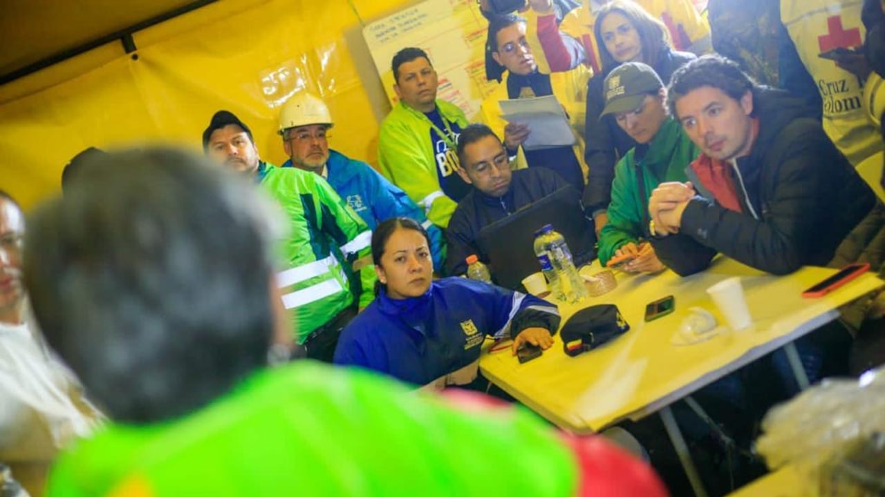 PMU donde se anunció la calamidad pública por ola invernal en Bogotá.