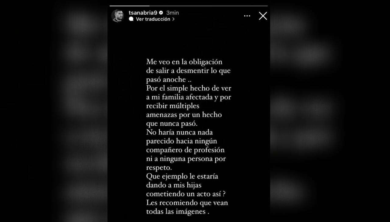 Antonio Sanabria denunció amenazas en su contra tras el cruce con Messi.