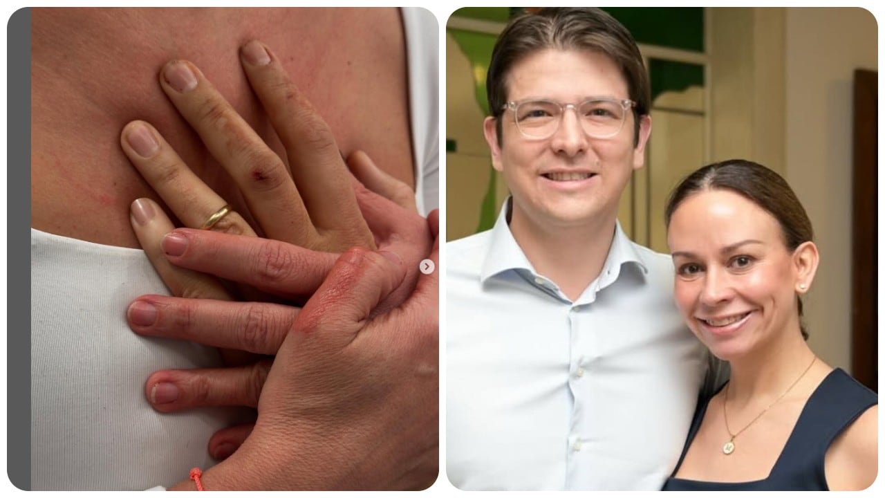 La esposa del precandidato publicó un mensaje en redes sociales.