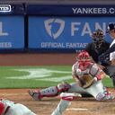 Gio Urshela, beisbolista colombiano de los Yankees de Nueva York.