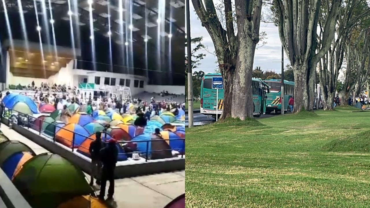 Las instalaciones de la universidad se encuentran en un total desorden en la mañana de este miércoles.