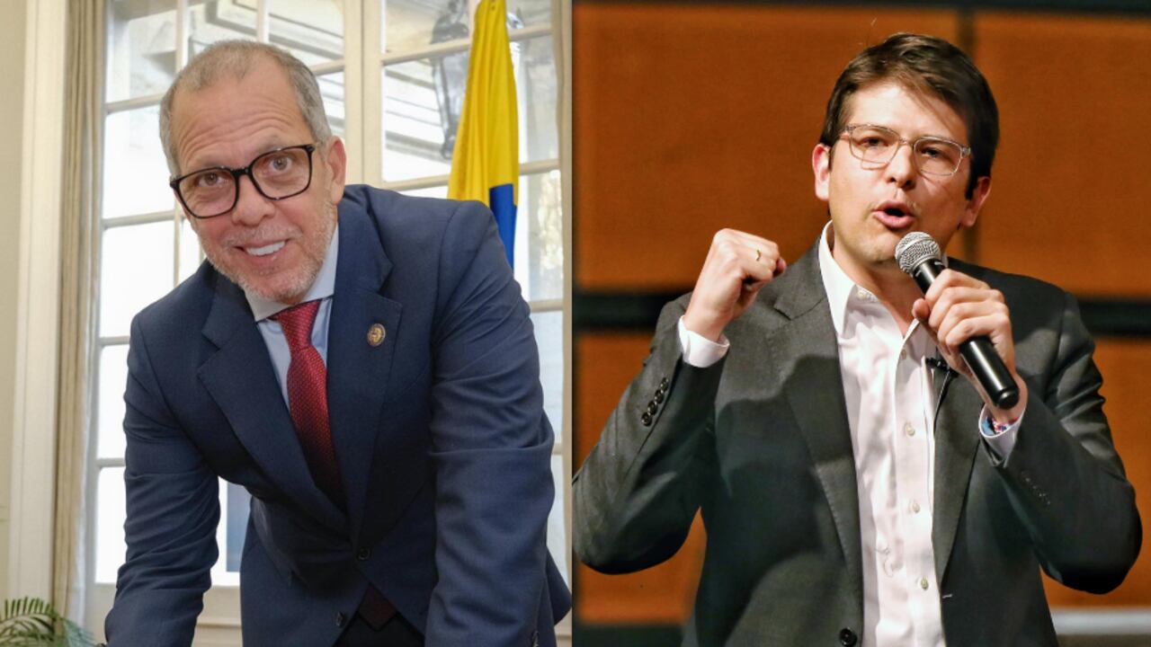 Alfredo Saade y Miguel Uribe Turbay.