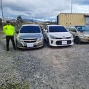 Los vehículos recuperados por la Policía regresaron a sus respectivos dueños.
