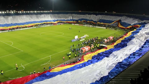 La bandera podría volver al estadio el Campín en el clásico ante Atlético Nacional.