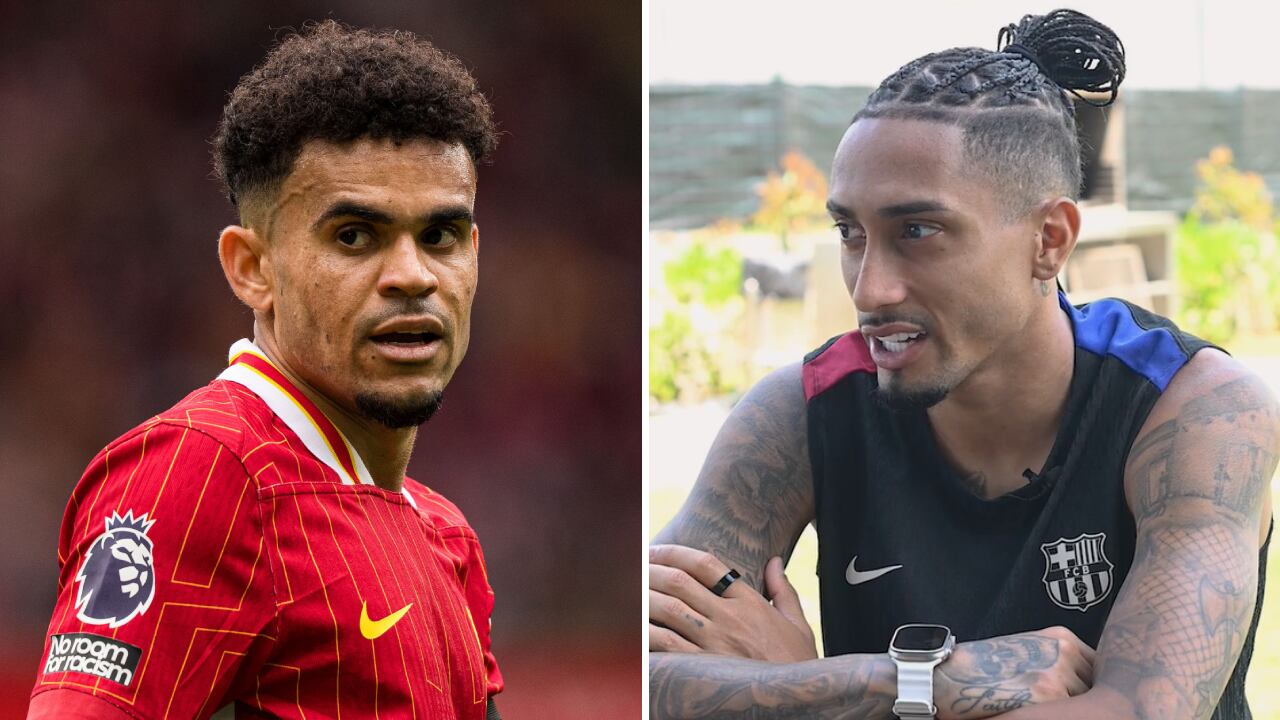 Raphinha opinó sobre el posible fichaje de Luis Díaz al Barcelona