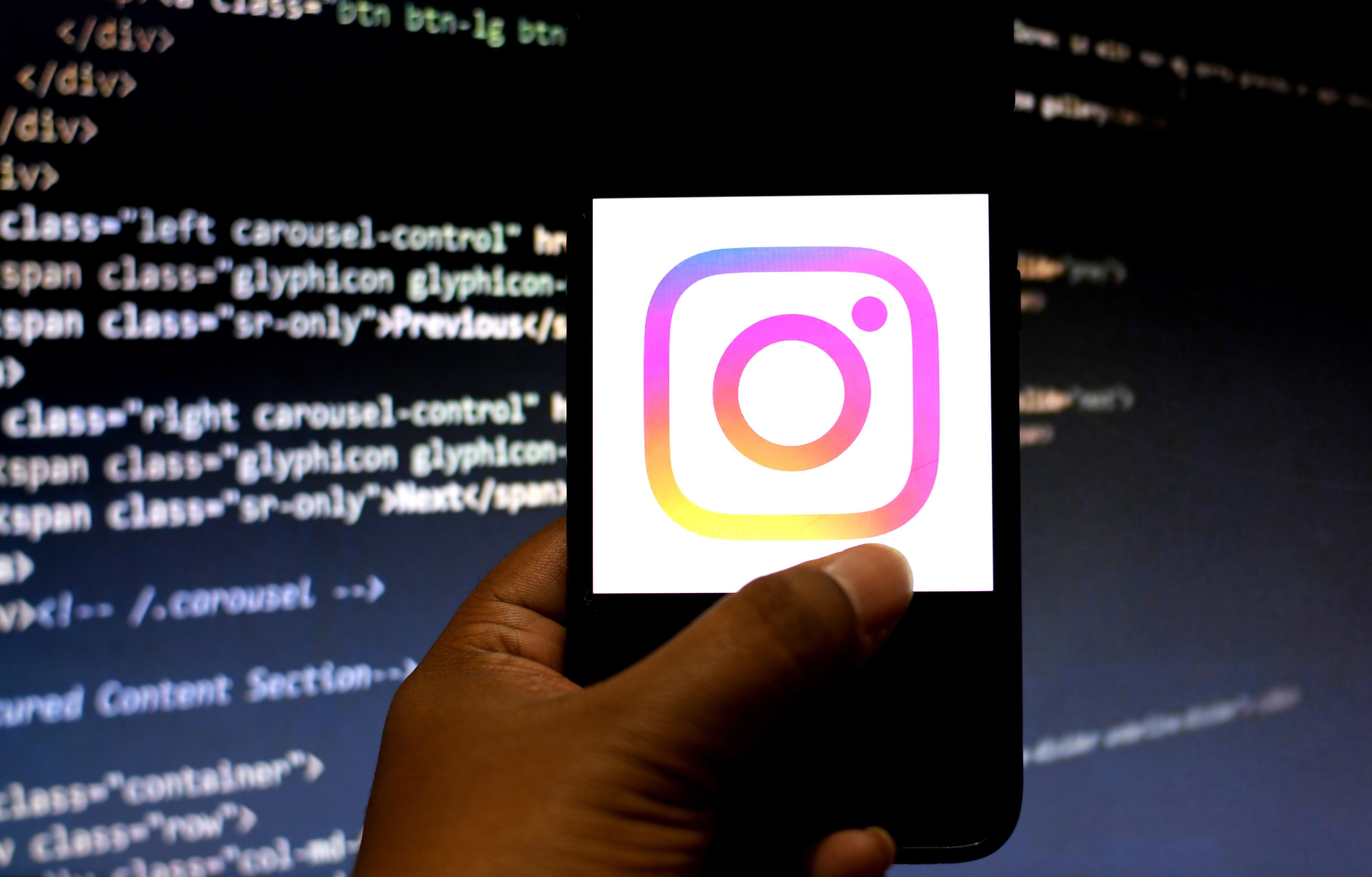 INDIA - 04/02/2021: En esta ilustración fotográfica, se ve un logotipo de Instagram en un teléfono inteligente. (Ilustración fotográfica de Avishek Das / SOPA Images / LightRocket a través de Getty Images)