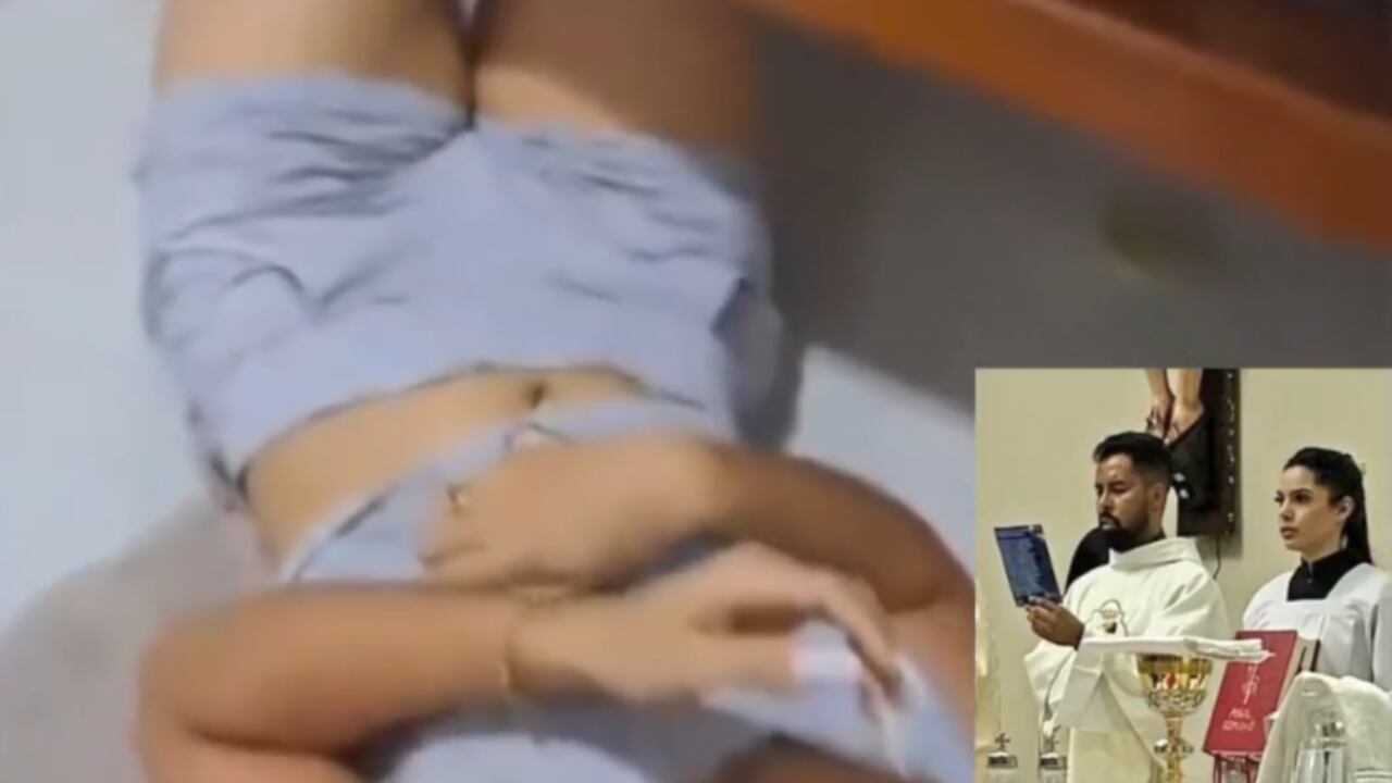 La mujer fue encontrada en el baño de la casa parroquial.