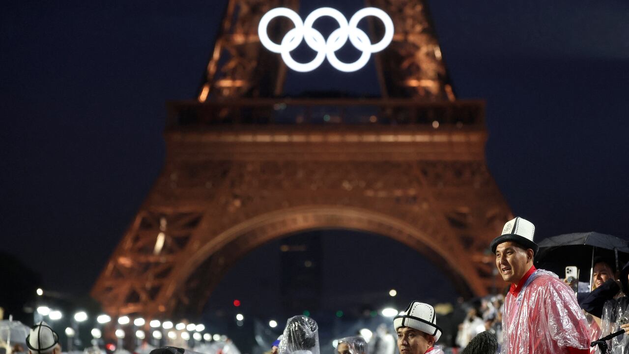 Imagen de la inauguración de los Juegos Olímpicos París 2024.