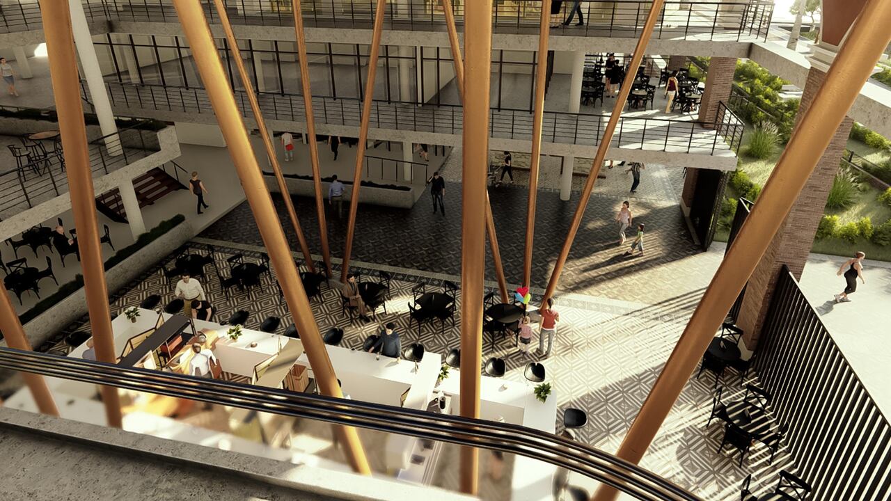 Rénder del ‘Mercado Sazón Atlántico’ en Puerto Colombia, Atlántico, cuyas obras demorarían 11 meses.