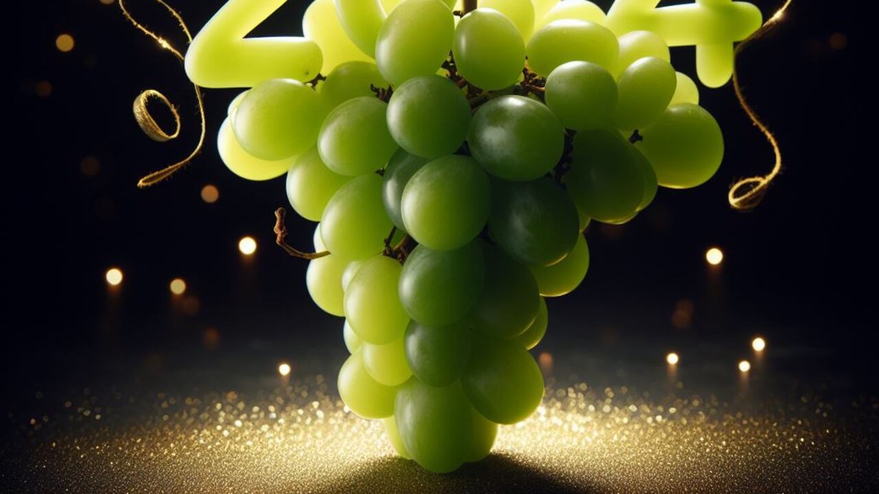 Las uvas sueles ser infaltables para recibir el Año Nuevo.