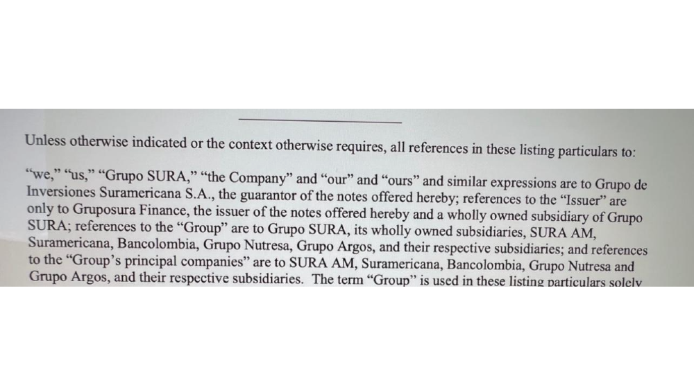 En Estados Unidos, Sura se declara como grupo