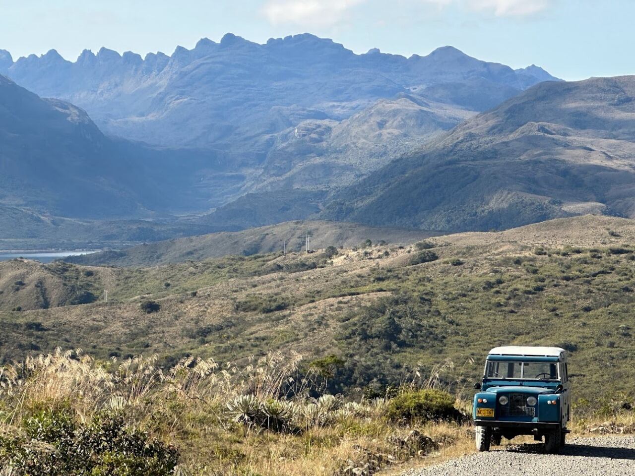 Su Land Rover lo acompañó siempre.