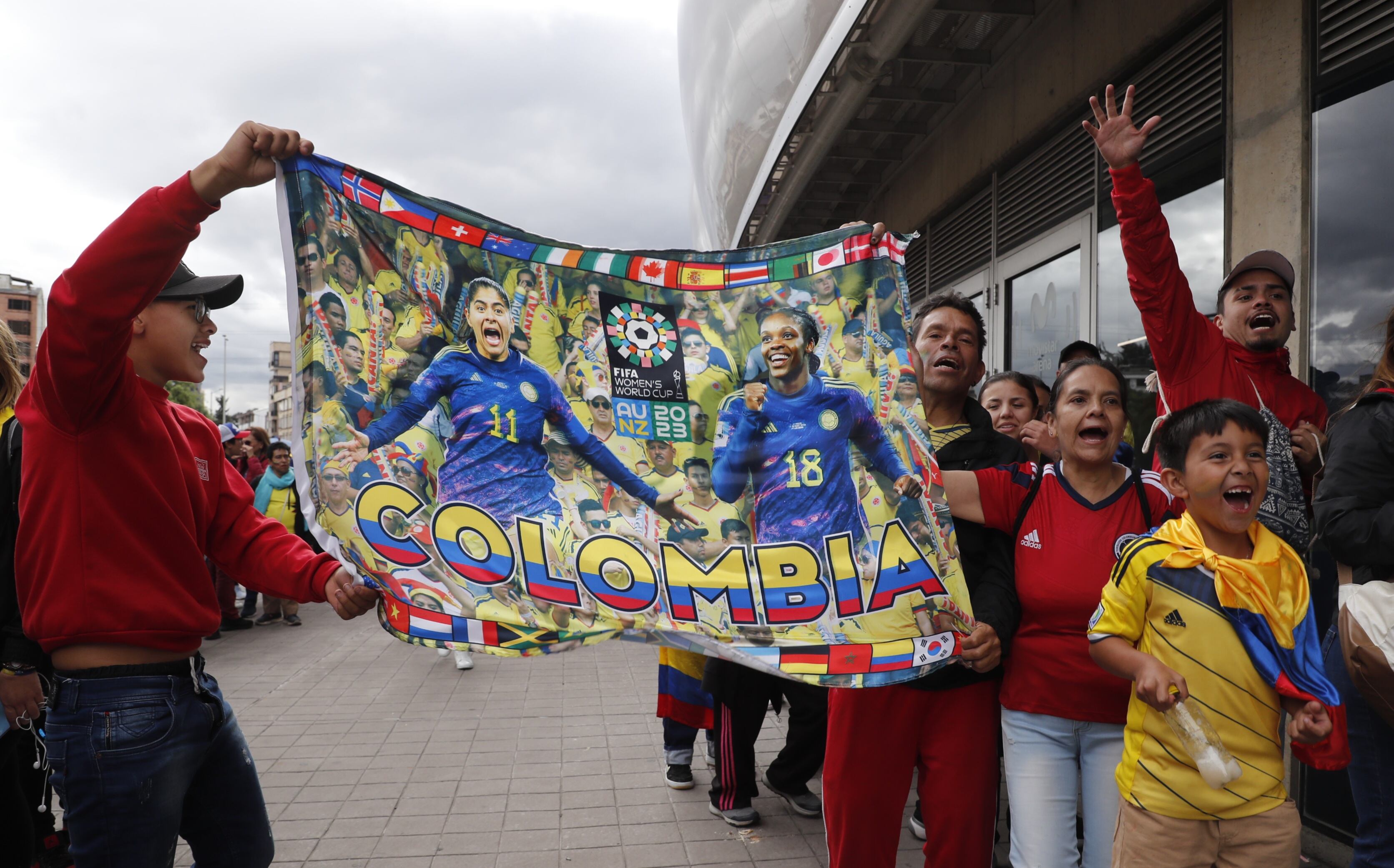 Recibimiento de la Selección Colombia Femenina de Mayores