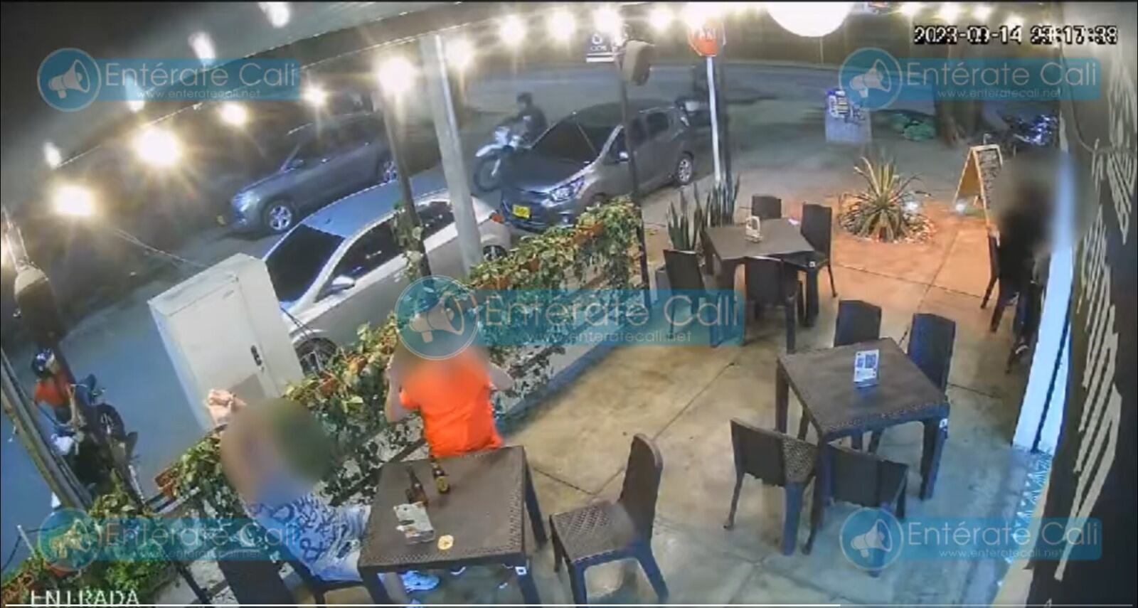 Así se documentó el hurto en una cámara de seguridad.