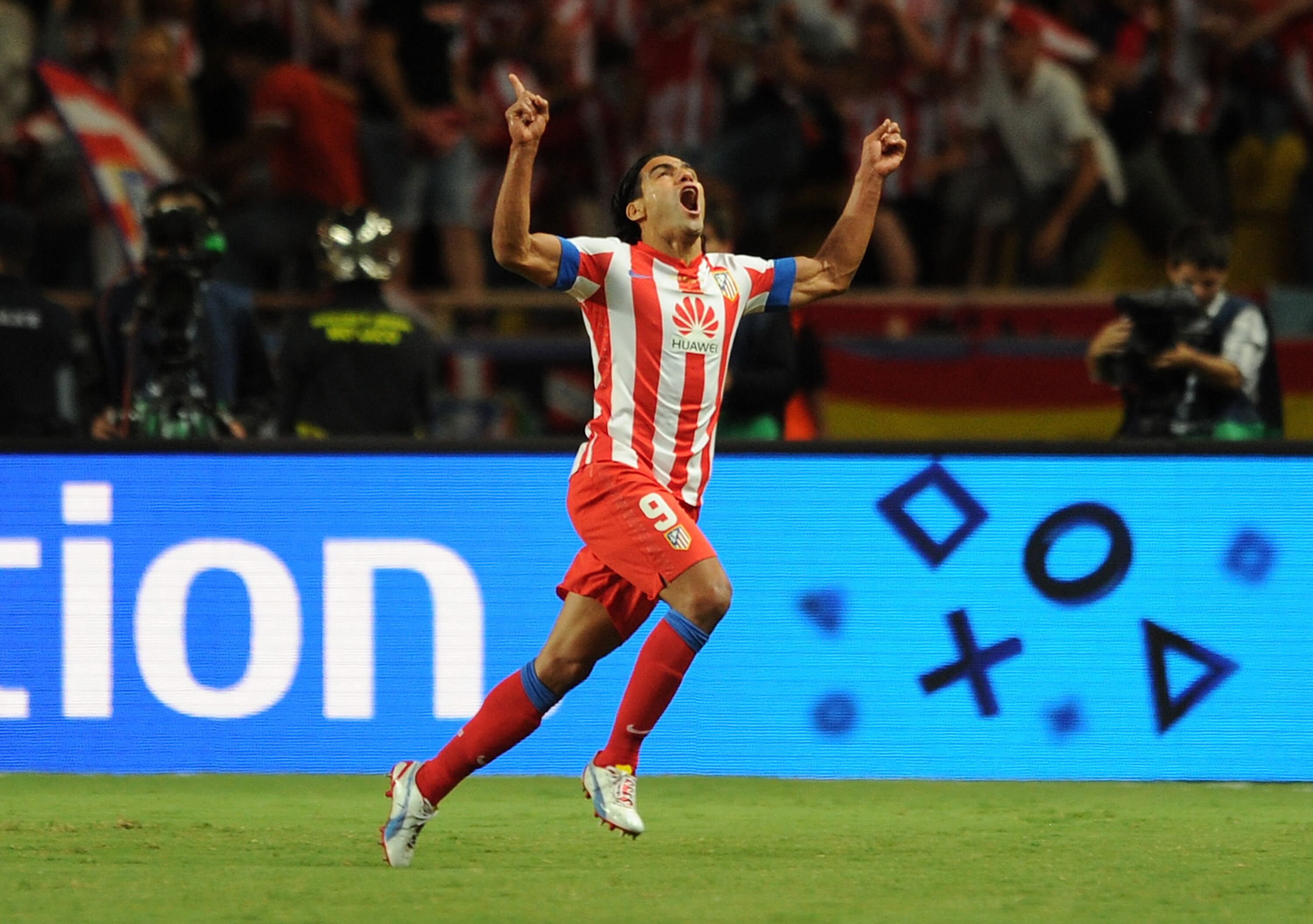 Radamel Falcao García en el Atlético de Madrid.