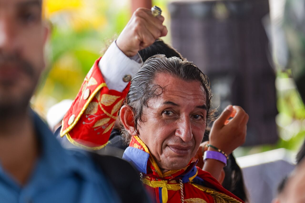 El ‘Simón Bolívar’ que se presentó ante el presidente, Gustavo Petro, En Cubará (Boyacá)