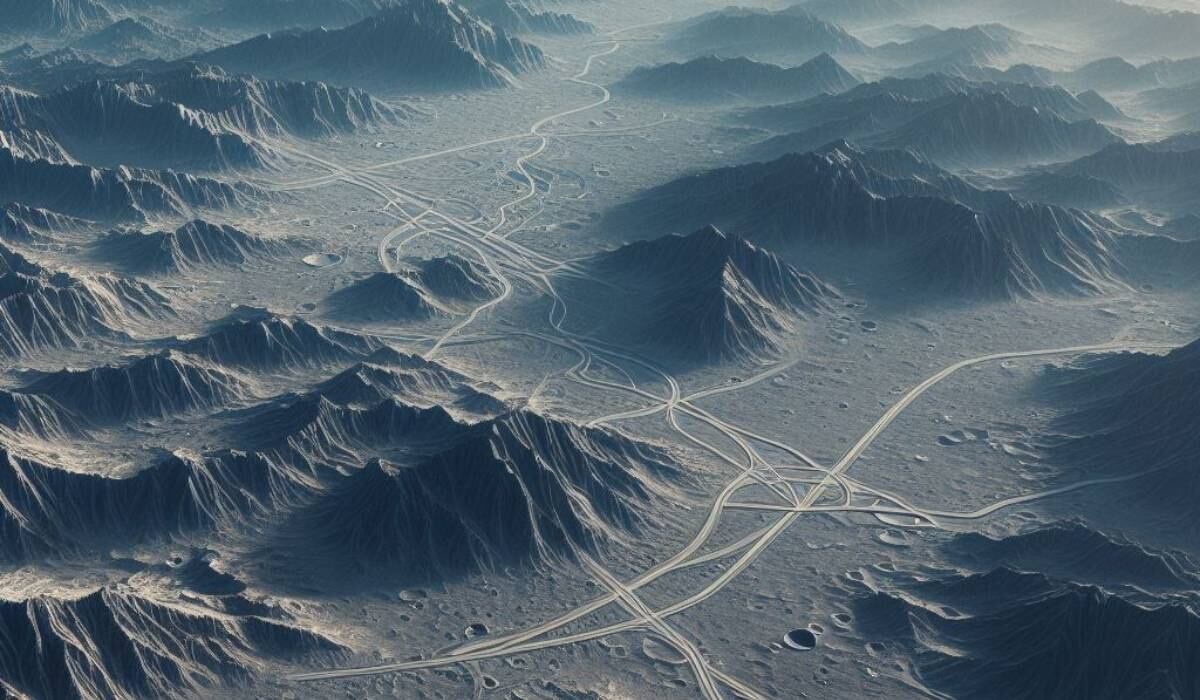 Científicos trabajan en una nueva tecnología que permita construir carreteras en la Luna.