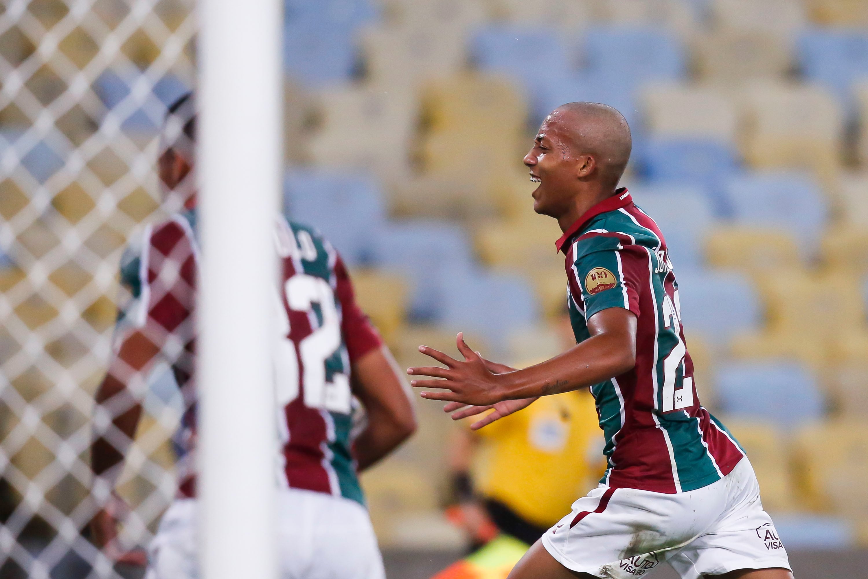 João Pedro cuando jugaba para Fluminense.