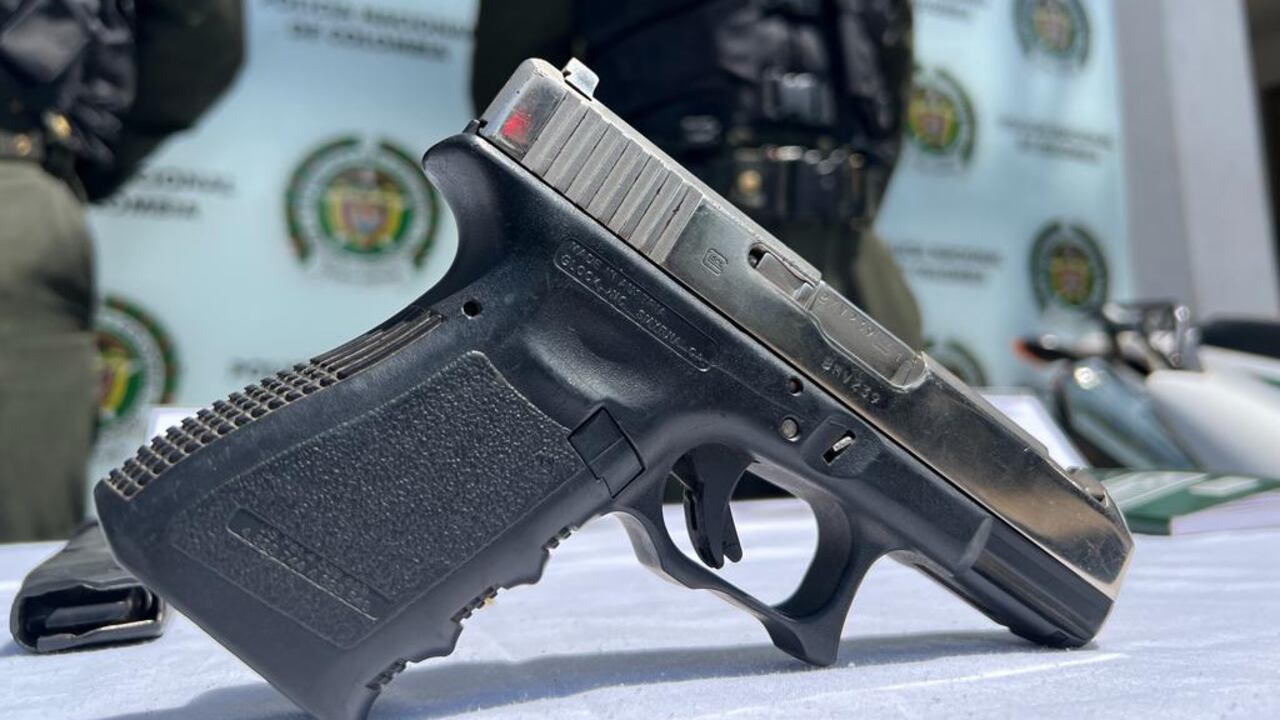 Tres armas incautó la Policía (imagen de referencia).