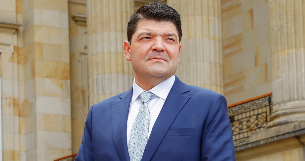 JUAN DIEGO GÓMEZExpresidente del Senado salpicadoen una audiencia.