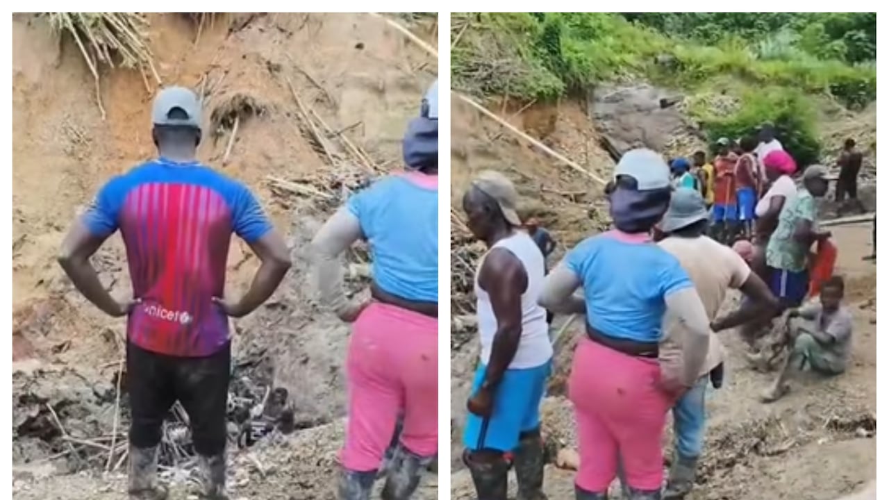 Tragedia en mina de oro de Timbiquí: cuatro mineros murieron.