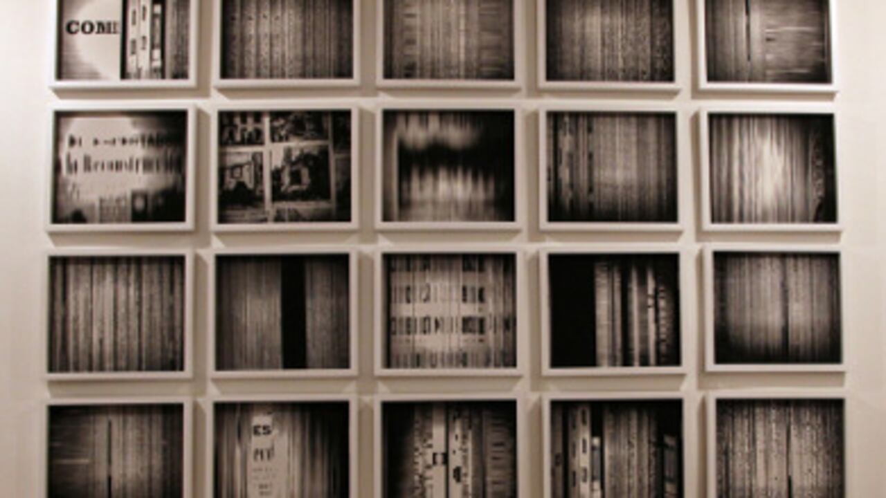 Esta obra de Willian Aparicio obtuvo una mención de honor en el sexto salón de Arte Bidimensional