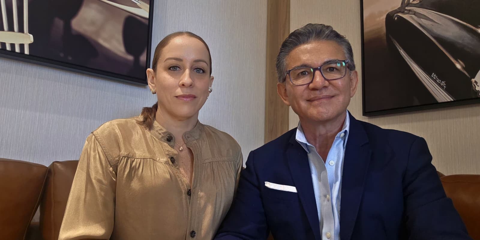 Liliana Montes Correa, ingeniera caleña y directora ejecutiva global de Operaciones de Mel Mont Medical, y Frank Meléndez Montoya, de Medellín y director ejecutivo global de Asuntos Clínicos y Comerciales de Mel Mont Medical