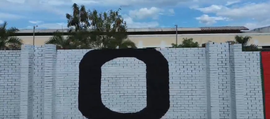 Mural intervenida Calle 25, Cali