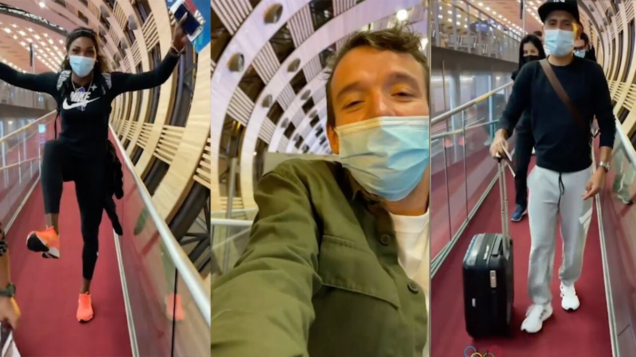 Nairo Quintana, Rigobeerto Urán y Caterine Ibargüen