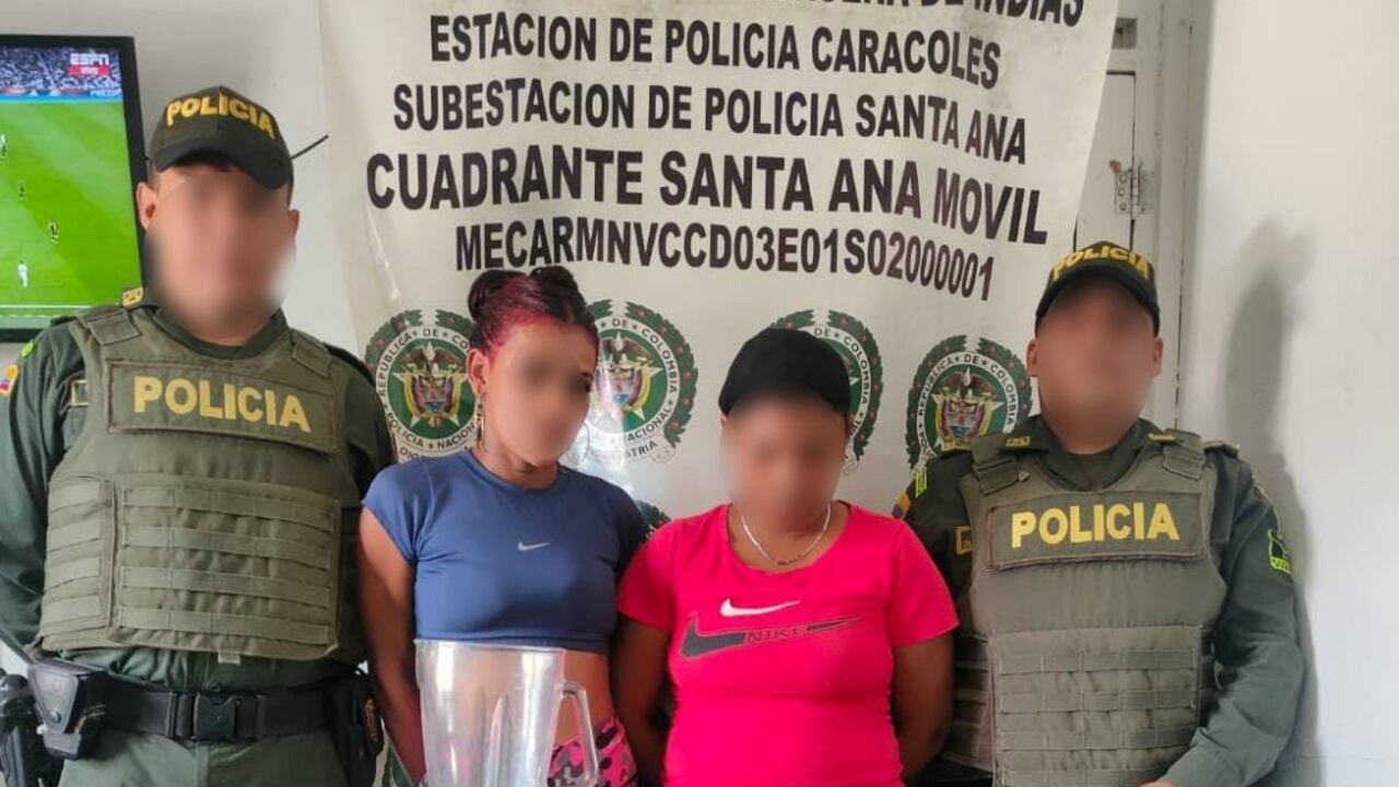 Las capturadas fueron identificadas como 'La Mary' y 'Elena'