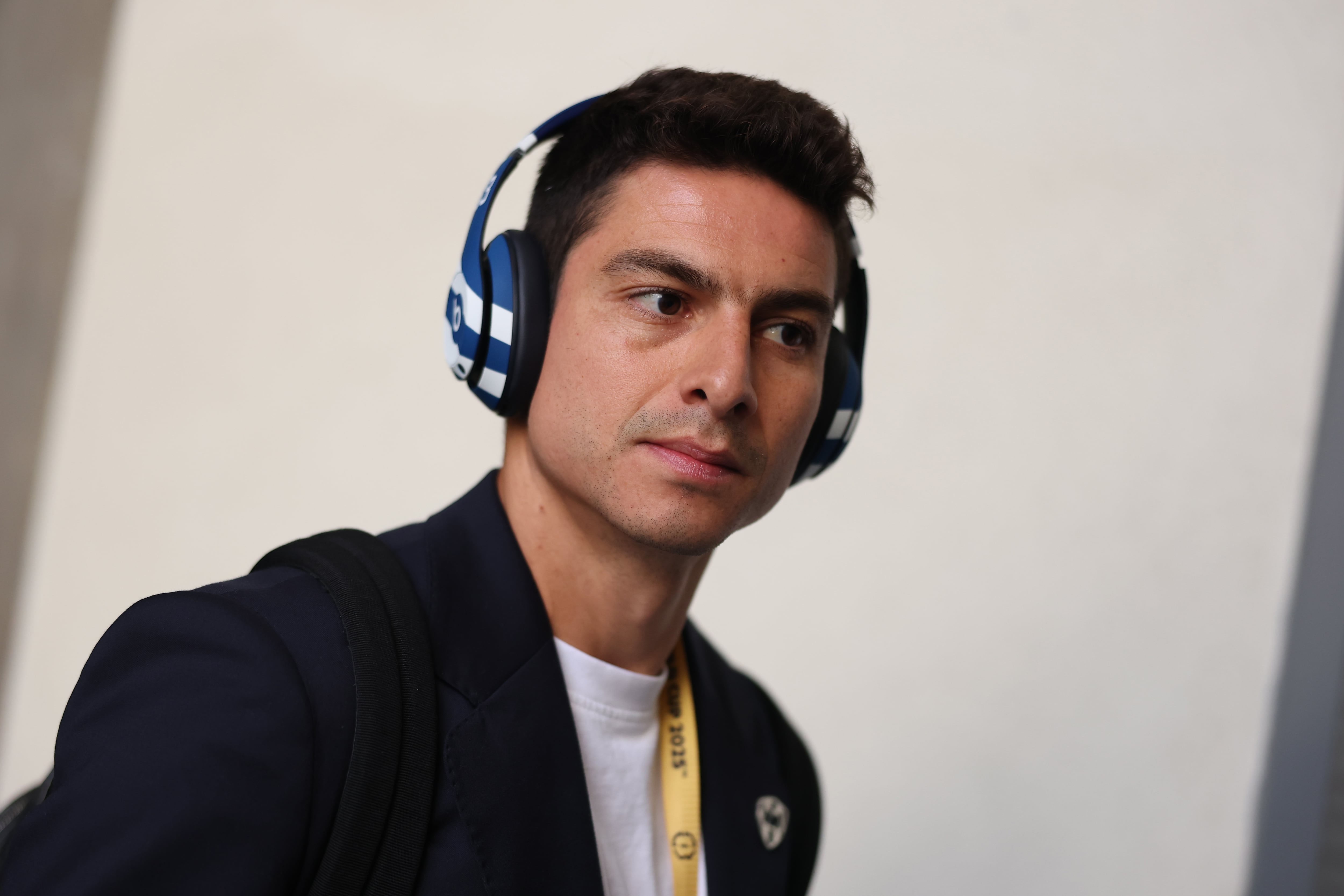 PASADENA, CALIFORNIA - JUNE 25: Stefan Medina #33 of CF Monterrey arrives at the stadium prior to the FIFA Club World Cup 2025 group E match between Urawa Red Diamonds and CF Monterrey at Rose Bowl Stadium on June 25, 2025 in Pasadena, California. (Photo by Alex Pantling - FIFA/FIFA via Getty Images)
