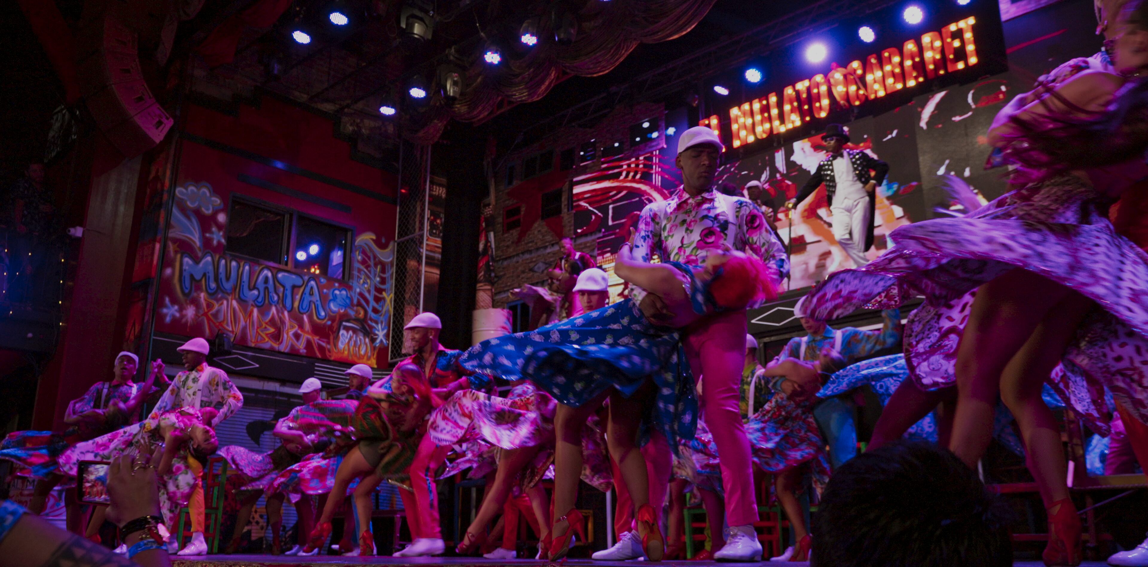 El Mulato Cabaret en Cali es un lugar emblemático de salsa. Su dueño, Luis Eduardo Hernández, participó en el documental.