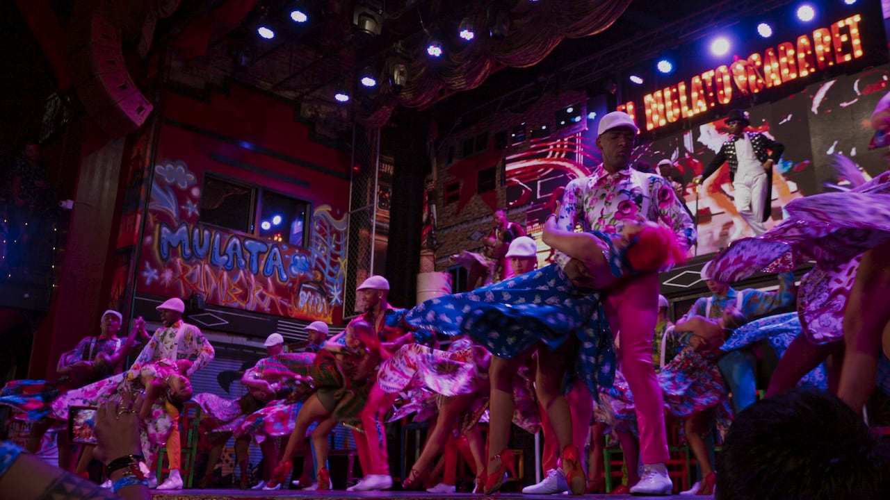 El Mulato Cabaret en Cali es un lugar emblemático de salsa. Su dueño, Luis Eduardo Hernández, participó en el documental.
