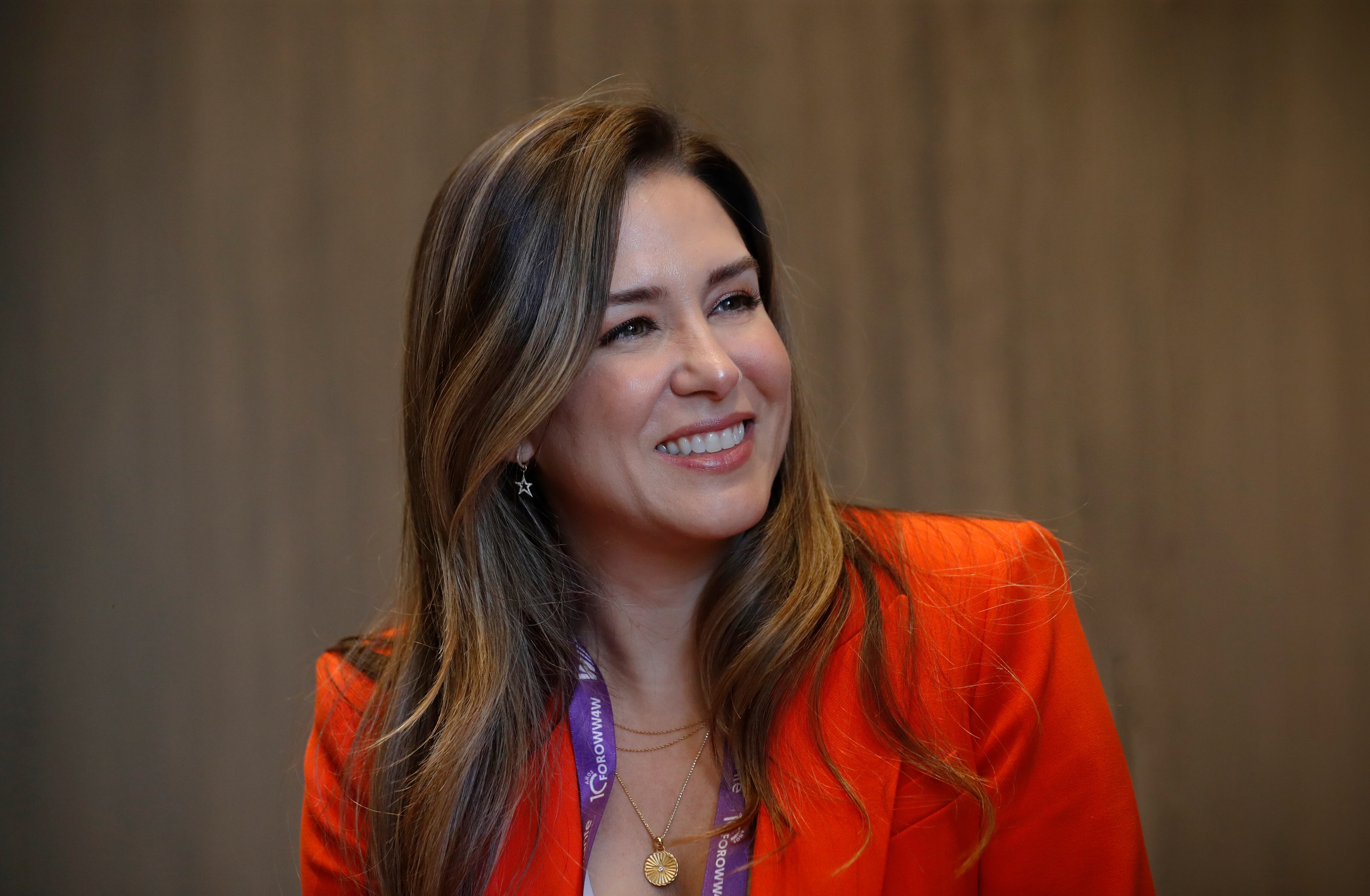 Foro Women Working for the World 2024
Fundación Juanfe
Erika de la Vega 
presentadora, comediante, modelo, actriz y locutora venezolana.
Bogota febrero 14 del 2024
Foto Guillermo Torres Reina / Semana