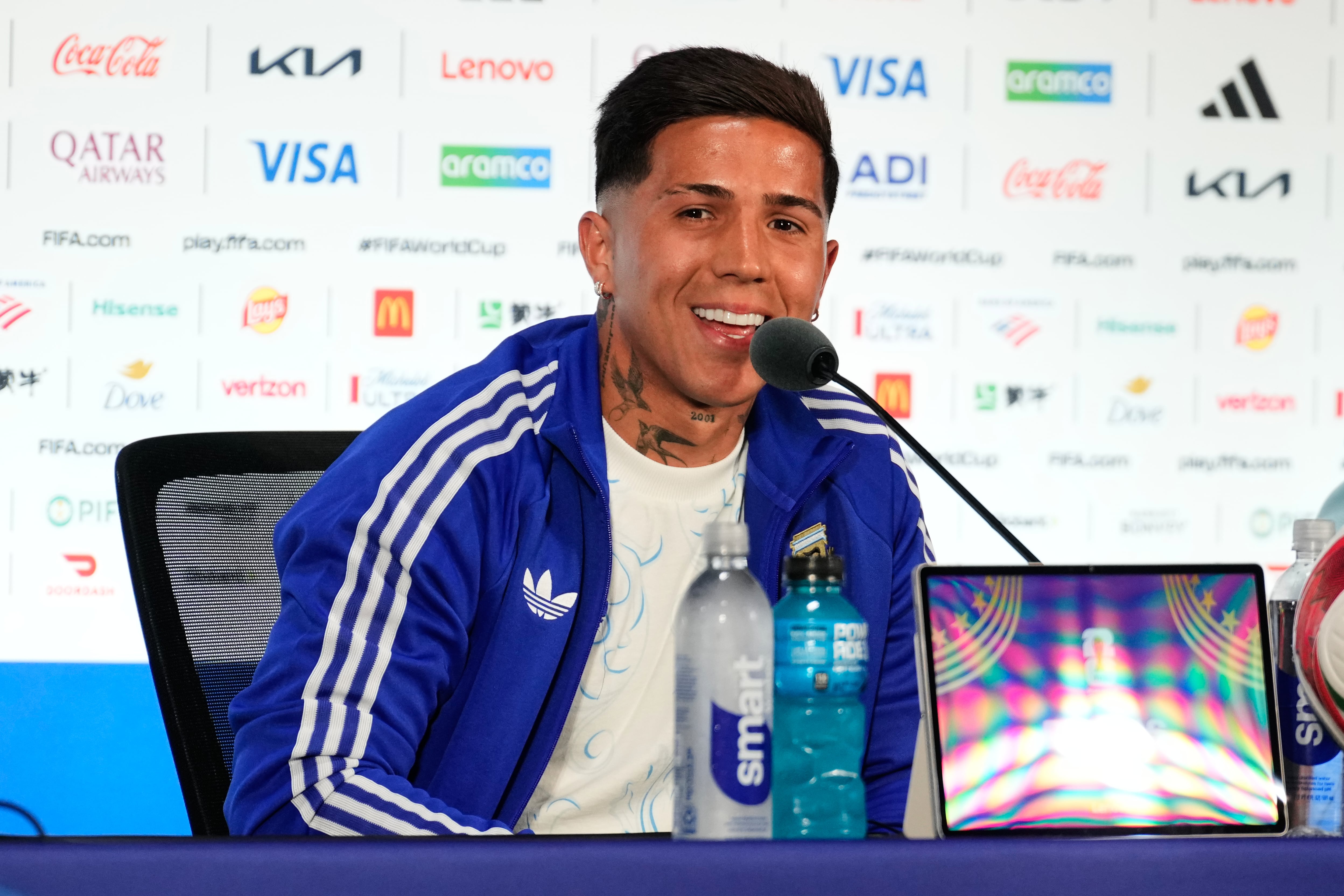 Enzo Fernández, mediocampista de la Selección Argentina, habló previo al juego contra Austria.